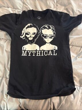 Mythical Black Graphic Tee - Short Sleeve Men’s Shirt